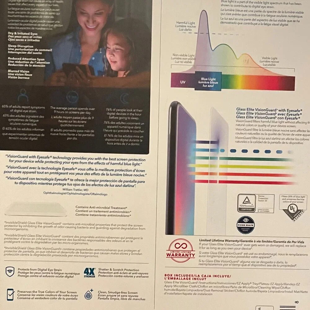 ZAGG INVISIBLESHIELD GLASS ELITE+ SCREEN PROTECTOR-APPLE IPAD MINI